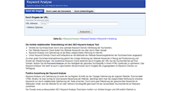 Desktop Screenshot of keyword-analyse.com